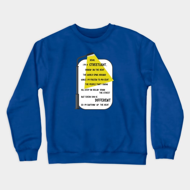 in the heights streetlight Crewneck Sweatshirt by Bookishandgeeky